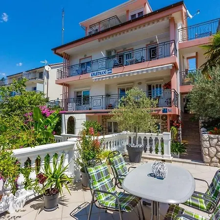 Apartment In With Sea View, Terrace, Air Conditioning, Wi-fi Crikvenica